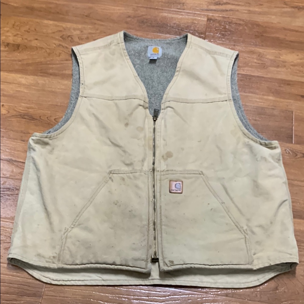 Carhartt Beige Work Vest